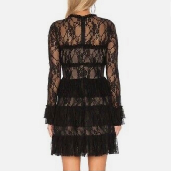 Bailey 44 Feeding Circle Ruffled Lace Dress - Picture 2 of 7